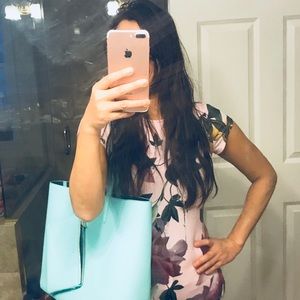 Tiffany leather large tote bag